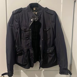 Navy Blue Burberry Jacket